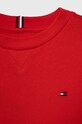 Chłopiec Tommy Hilfiger t-shirt bawełniany dziecięcy KB0KB08575.74.122.9BYX czerwony