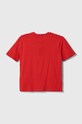 Tommy Hilfiger t-shirt bawełniany dziecięcy KB0KB08575.128.176.9BYX czerwony AW23
