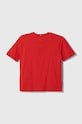 Tommy Hilfiger t-shirt bawełniany dziecięcy KB0KB08575.128.176.9BYX czerwony AW23