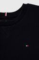 Chłopiec Tommy Hilfiger t-shirt bawełniany dziecięcy KB0KB08575.128.176.9BYX granatowy