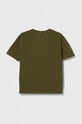 Tommy Hilfiger t-shirt bawełniany dziecięcy KB0KB08575.128.176.9BYX zielony AW23
