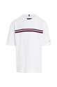 Tommy Hilfiger t-shirt bawełniany dziecięcy KB0KB08580.128.176.9BYX biały AW23
