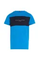 Παιδικό βαμβακερό μπλουζάκι Tommy Hilfiger μπλε