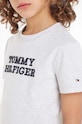 Tommy Hilfiger t-shirt bawełniany dziecięcy KB0KB08555.128.176.9BYX szary