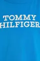 голубой Детская хлопковая футболка Tommy Hilfiger