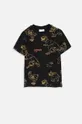 μαύρο Παιδικό βαμβακερό μπλουζάκι Coccodrillo Για αγόρια