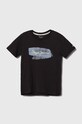 Pepe Jeans t-shirt bawełniany dziecięcy nadruk szary PB503731