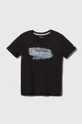 szary Pepe Jeans t-shirt bawełniany dziecięcy Chłopięcy