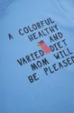 modrá Detské bavlnené tričko Coccodrillo