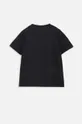 Παιδικό βαμβακερό μπλουζάκι Coccodrillo μαύρο