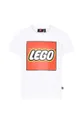 biela Detské bavlnené tričko Lego Chlapčenský