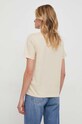 Calvin Klein t-shirt bawełniany K20K205410 beżowy SS24