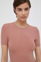 Calvin Klein t-shirt pomarańczowy K20K205903