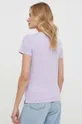 Guess t-shirt in cotone violetto