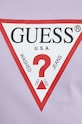 Бавовняна футболка Guess фіолетовий W1YI1B.I3Z14