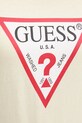 Guess t-shirt bawełniany żółty W1YI1B.I3Z14