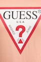 Guess t-shirt bawełniany pomarańczowy W1YI1B.I3Z14