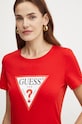 Бавовняна футболка Guess червоний W1YI1B.I3Z14
