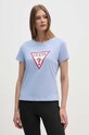 Guess t-shirt bawełniany W1YI1B.I3Z14 niebieski AW25
