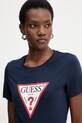 Bavlnené tričko Guess tmavomodrá W1YI1B.I3Z14