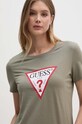 Одежда Хлопковая футболка Guess W1YI1B.I3Z14 зелёный