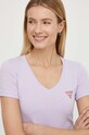 Guess t-shirt W2YI45.J1314 fioletowy NC25