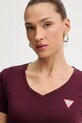 Tričko Guess burgundské W2YI45.J1314