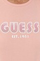 Памучна тениска Guess W3YI39.I3Z14 розов