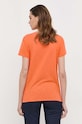 Odzież Guess t-shirt bawełniany CRYSTAL W3GI76.K8G01 pomarańczowy