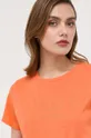 oranžová Bavlnené tričko Guess CRYSTAL