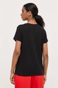 Odzież Guess t-shirt bawełniany CRYSTAL W3GI76.K8G01 czarny