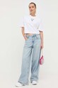 Guess t-shirt bawełniany W3YI32.K8FQ0 biały AW23