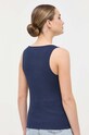 Odzież Guess top bawełniany W3YP10.K1814 granatowy