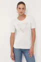 beżowy Guess t-shirt