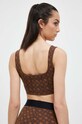 Îmbrăcăminte Guess top V3YP01.MC04N maro