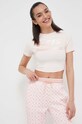 Guess t-shirt różowy V3YP00.MC04N
