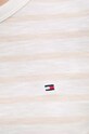 Tommy Hilfiger t-shirt bawełniany WW0WW37857 beżowy