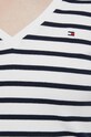 Βαμβακερό μπλουζάκι Tommy Hilfiger WW0WW37873 λευκό