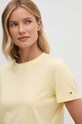 Odzież Tommy Hilfiger t-shirt WW0WW37877 żółty