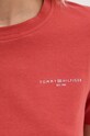 Μπλουζάκι Tommy Hilfiger κόκκινο WW0WW37877