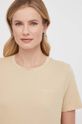 Tommy Hilfiger t-shirt WW0WW37877 beżowy AW24