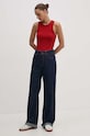 Топ Tommy Hilfiger WW0WW38635 бордо SS25