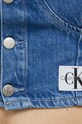 Calvin Klein Jeans top din denim J20J221264 bleumarin