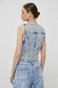 Oblačila Top iz jeansa Calvin Klein Jeans J20J221286 modra