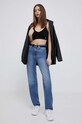 Top Calvin Klein Jeans J20J221345 μαύρο