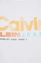 biela Bavlnený top Calvin Klein Jeans