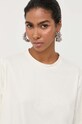 BOSS t-shirt z elastanem beżowy 50494353