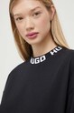 HUGO t-shirt bawełniany Dinaya czarny 50495059