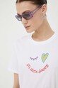 PS Paul Smith t-shirt bawełniany nadruk biały W2R.G799.LP4117