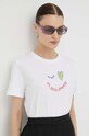 PS Paul Smith t-shirt bawełniany biały W2R.G799.LP4117